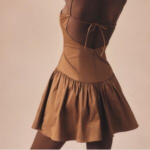 Maeve Drop-Waist Ruffle Mini Dress